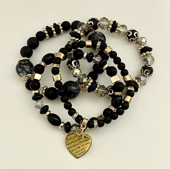 4 piece set Fashion Jewelry Boho Bracelets - Picture 2 of 3